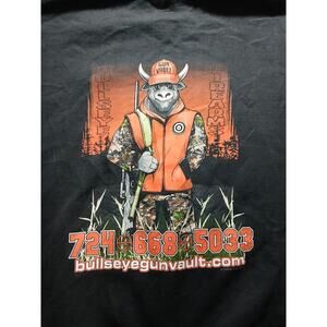 Bullseye Distressed Hoodie Men's Size XL